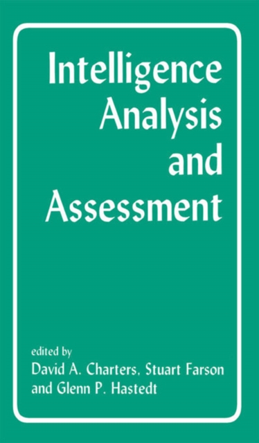 Intelligence Analysis and Assessment, PDF eBook