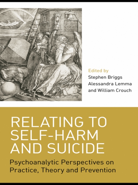 Relating to Self-Harm and Suicide : Psychoanalytic Perspectives on Practice, Theory and Prevention, PDF eBook
