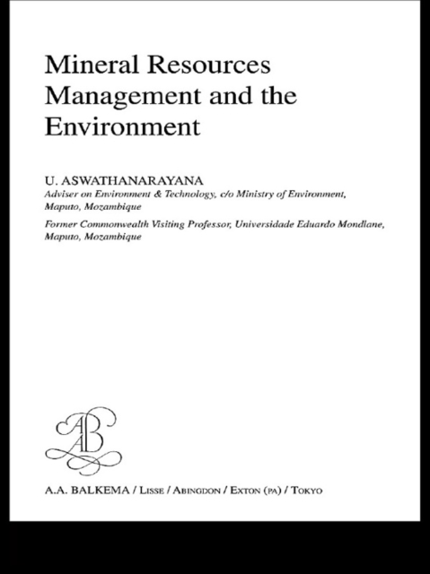 Mineral Resources Management and the Environment, EPUB eBook