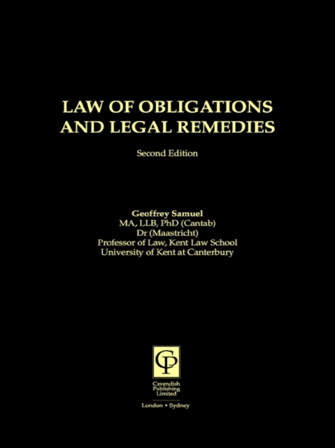 Law of Obligations & Legal Remedies, PDF eBook