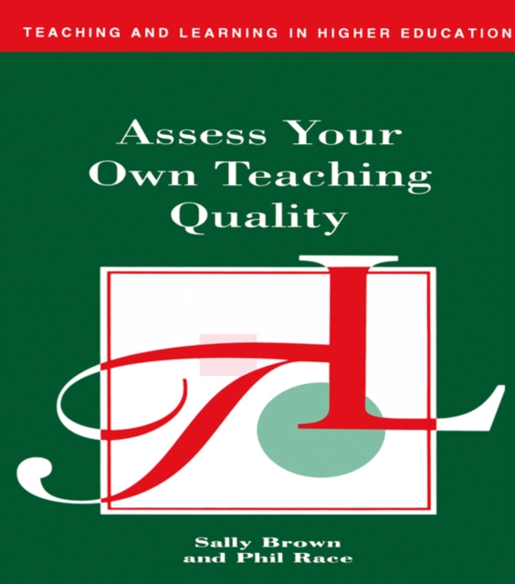 Assess Your Own Teaching Quality, PDF eBook
