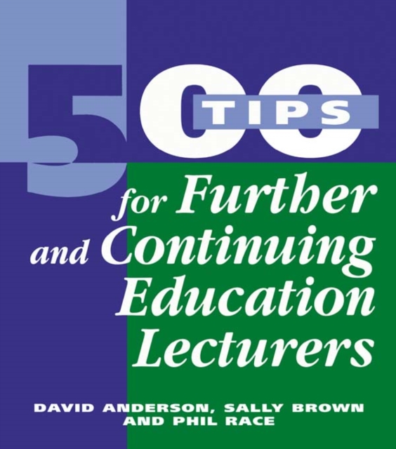 500 Tips for Further and Continuing Education Lecturers, PDF eBook