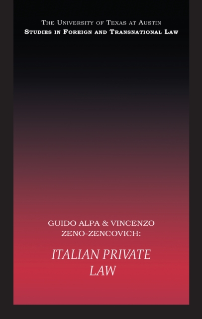 Italian Private Law, EPUB eBook