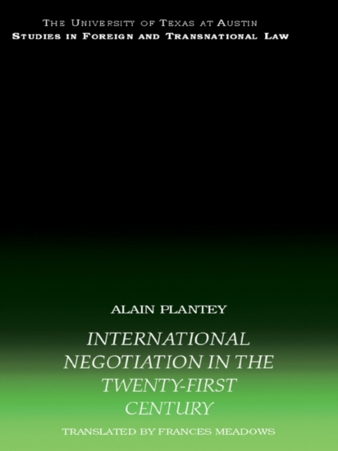 International Negotiation in the Twenty-First Century, PDF eBook