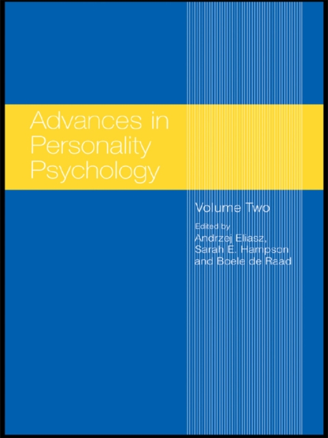 Advances in Personality Psychology : Volume II, EPUB eBook