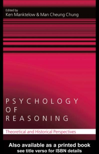 Psychology of Reasoning : Theoretical and Historical Perspectives, PDF eBook