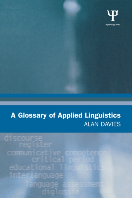 A Glossary of Applied Linguistics, PDF eBook