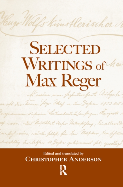 Selected Writings of Max Reger, PDF eBook