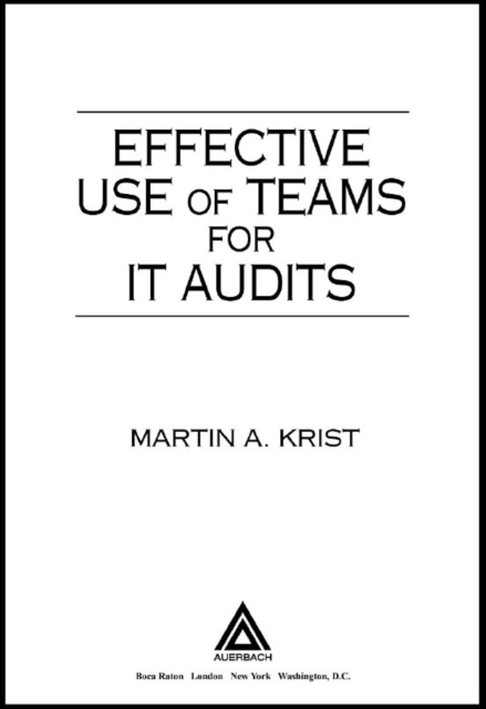 Effective Use of Teams for IT Audits, EPUB eBook