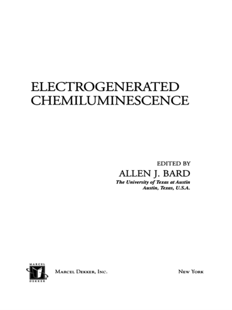 Electrogenerated Chemiluminescence, PDF eBook