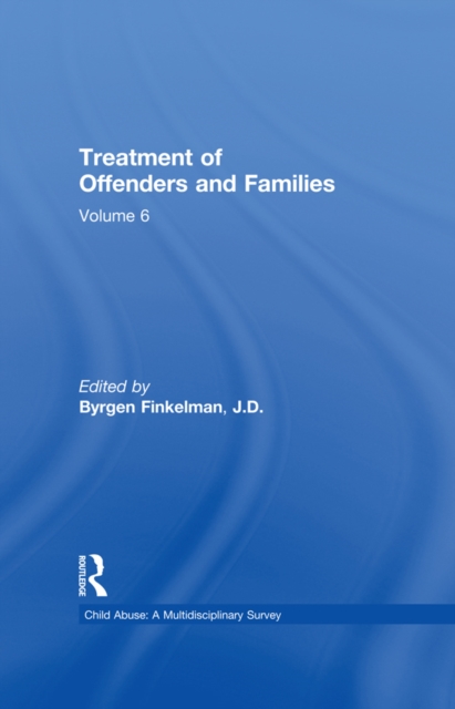 Treatment of Offenders and Families, PDF eBook