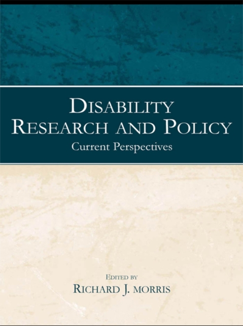 Disability Research and Policy : Current Perspectives, EPUB eBook