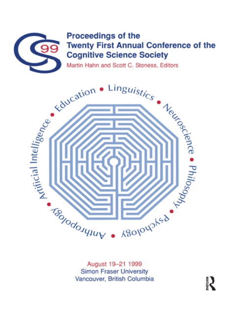Proceedings of the Twenty-first Annual Conference of the Cognitive Science Society, EPUB eBook
