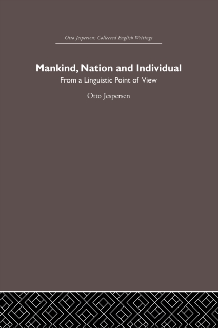 Mankind, Nation and Individual, PDF eBook