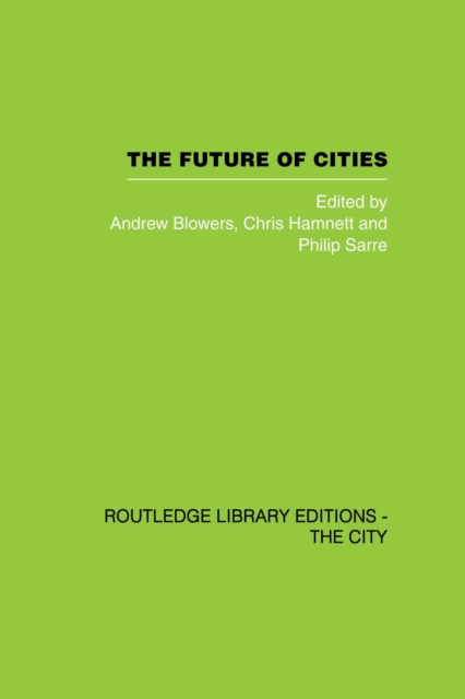 The Future of Cities, PDF eBook