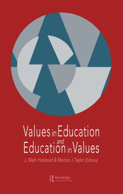 Values in Education and Education in Values, PDF eBook