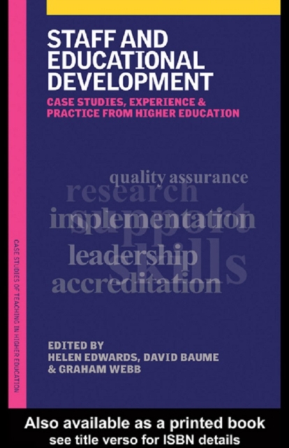 Staff and Educational Development : Case Studies, Experience and Practice, EPUB eBook
