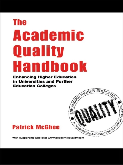 Academic Quality Handbook Rb, PDF eBook