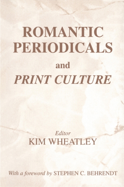 Romantic Periodicals and Print Culture, EPUB eBook
