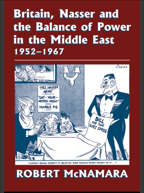 Britain, Nasser and the Balance of Power in the Middle East, 1952-1977 : From The Eygptian Revolution to the Six Day War, EPUB eBook
