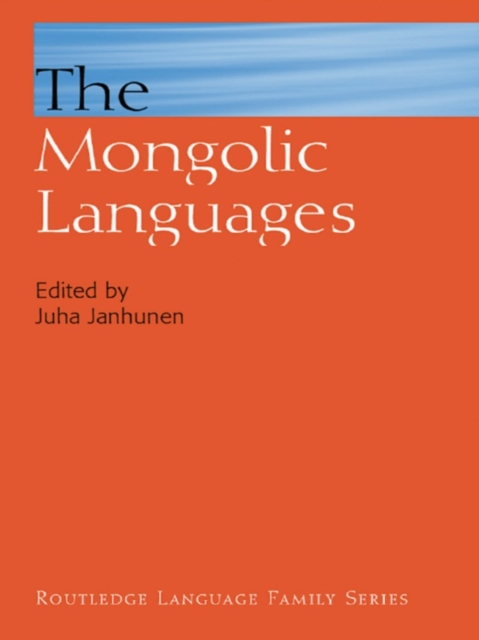 The Mongolic Languages, PDF eBook