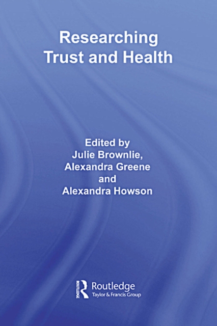 Researching Trust and Health, EPUB eBook