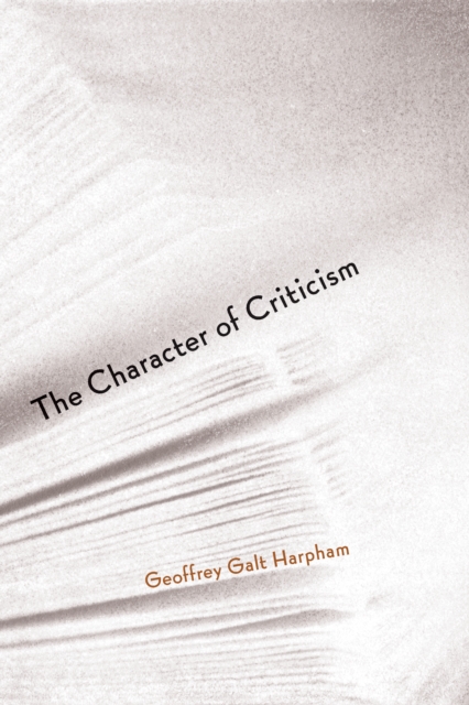 The Character of Criticism, PDF eBook