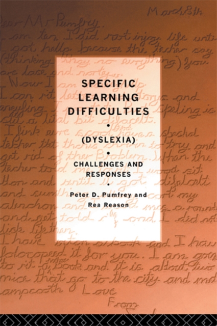 Specific Learning Difficulties (Dyslexia) : Challenges and Responses, PDF eBook