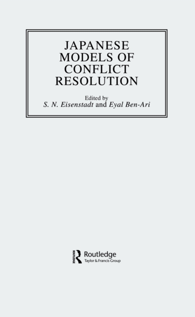 Japanese Models Of Conflict Resolution, PDF eBook