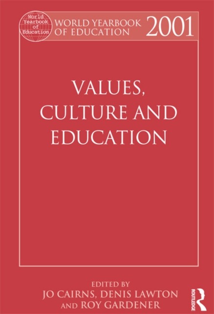 World Yearbook of Education 2001 : Values, Culture and Education, EPUB eBook