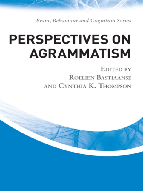 Perspectives on Agrammatism, PDF eBook