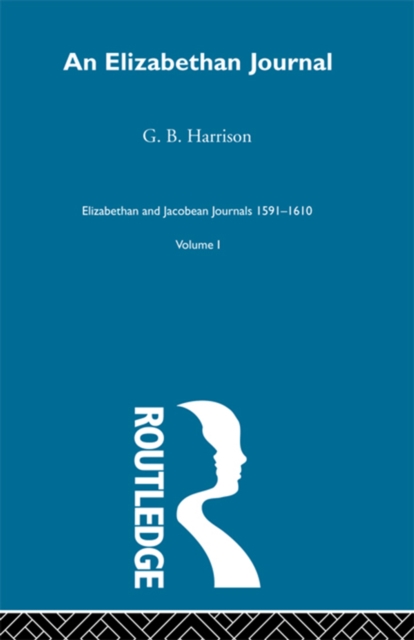 An Elizabethan Journal      V1, EPUB eBook