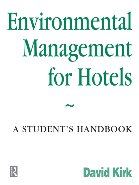 Environmental Management for Hotels, PDF eBook