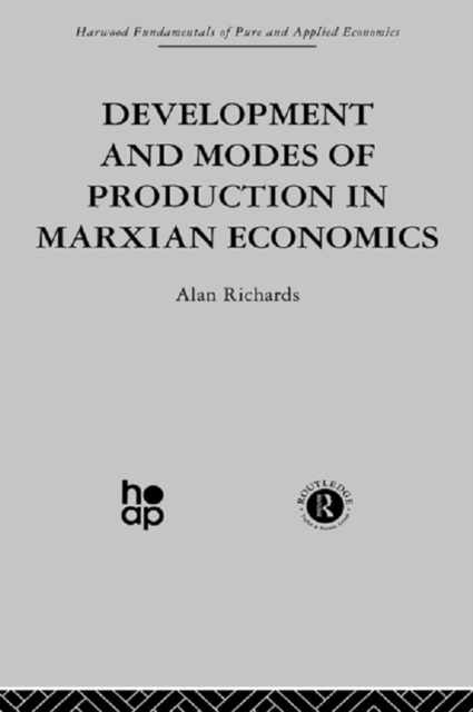 Development and Modes of Production in Marxian Economics : A Critical Evaluation, EPUB eBook