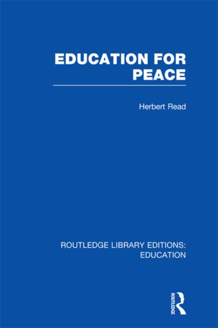 Education for Peace (RLE Edu K), PDF eBook