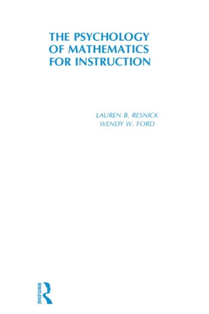 Psychology of Mathematics for Instruction, PDF eBook