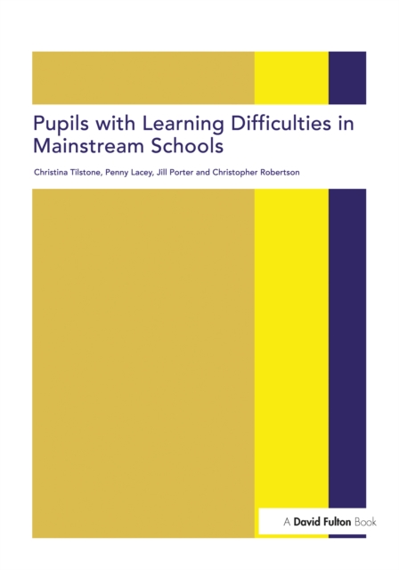 Pupils with Learning Difficulties in Mainstream Schools, EPUB eBook