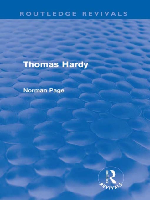Thomas Hardy (Routledge Revivals), PDF eBook
