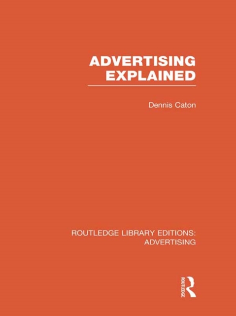 Advertising Explained, EPUB eBook