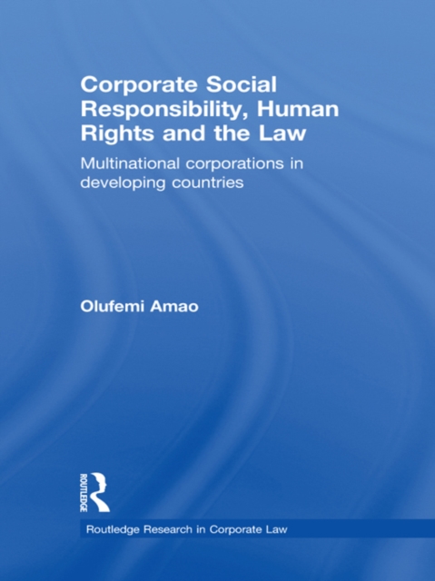 Corporate Social Responsibility, Human Rights and the Law : Multinational Corporations in Developing Countries, EPUB eBook