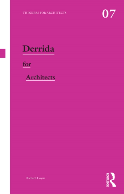 Derrida for Architects, PDF eBook