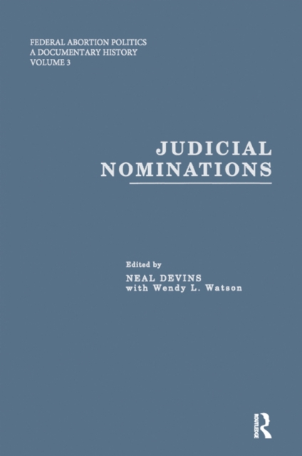 Judicial Nominations, EPUB eBook