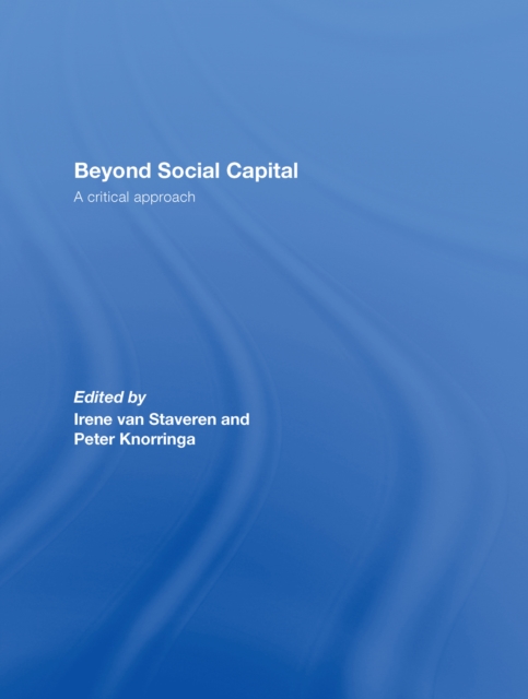 Beyond Social Capital : A critical approach, PDF eBook