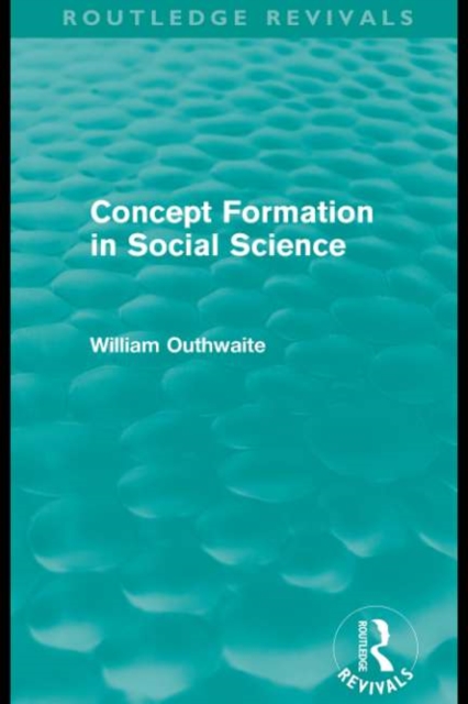 Concept Formation in Social Science (Routledge Revivals), EPUB eBook