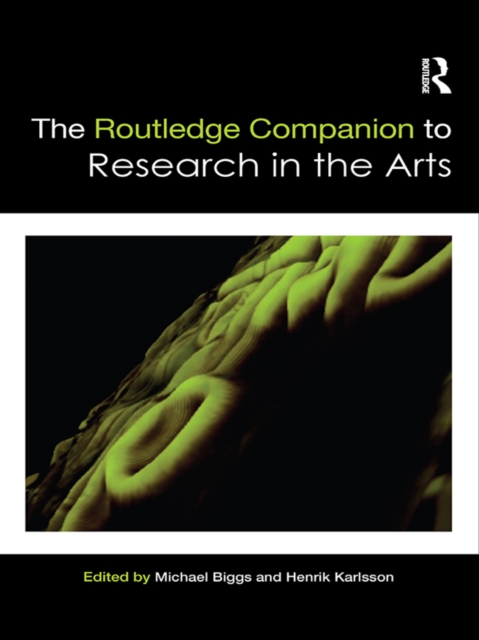 The Routledge Companion to Research in the Arts, EPUB eBook