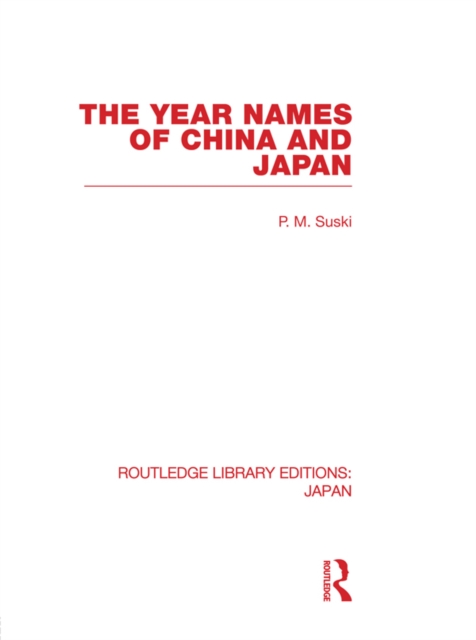 The Year Names of China and Japan, PDF eBook