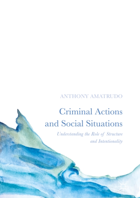 Criminal Actions and Social Situations : Understanding the Role of Structure and Intentionality, EPUB eBook
