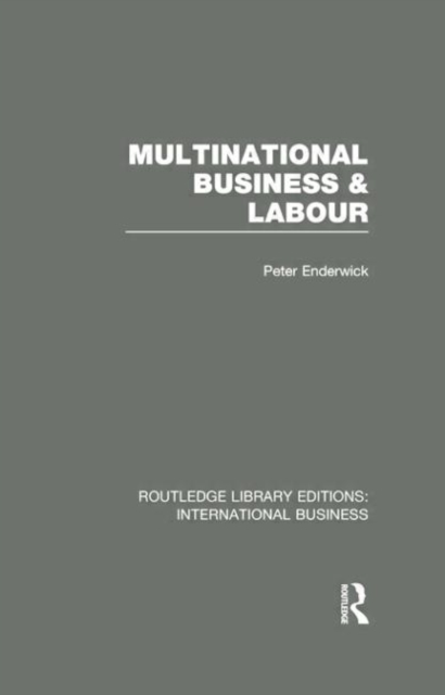 Multinational Business and Labour (RLE International Business), Paperback / softback Book