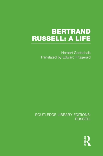 Bertrand Russell: A Life, Paperback / softback Book