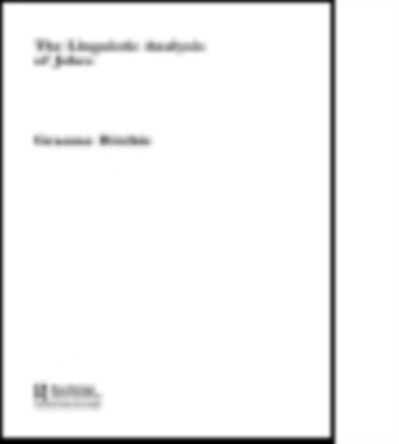 The Linguistic Analysis of Jokes, Paperback / softback Book